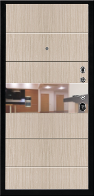 Дверь металлическая С4 ТЕХНО 2066/980/104 R/L